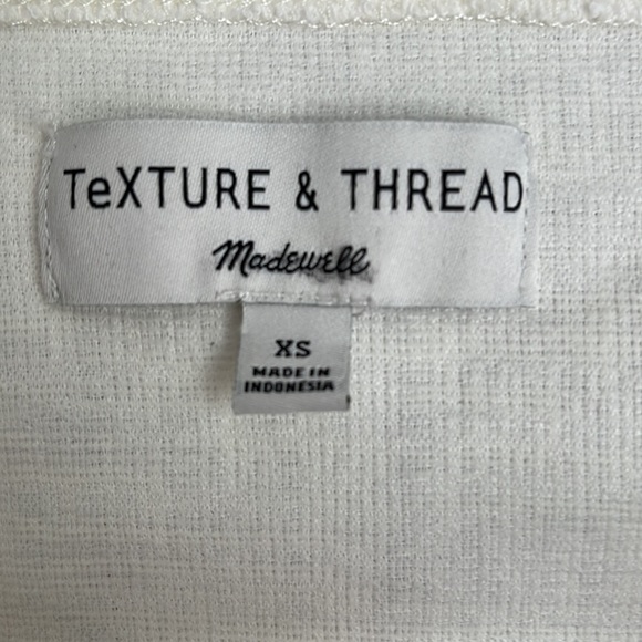 Madewell Neutral Texture & Thread Tank Top, has sharpie mark - Picture 6 of 8
